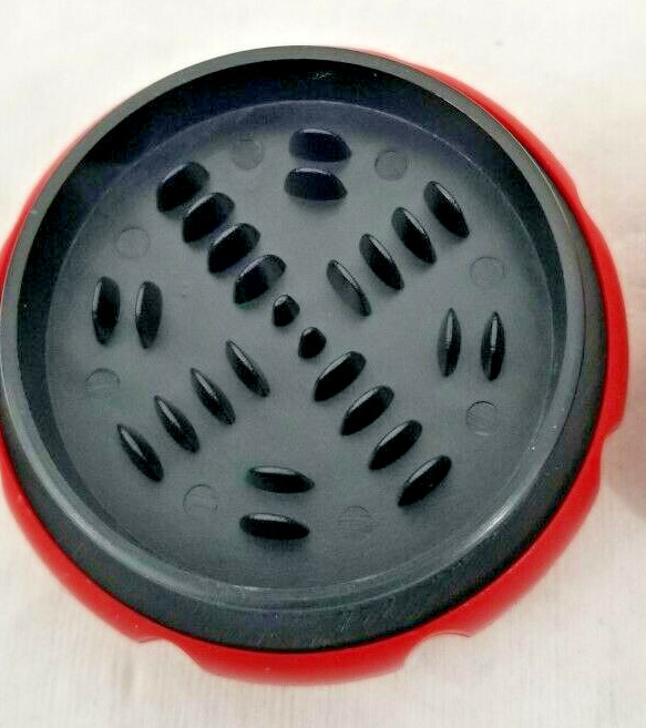 2-1/4’’ ACRYLIC 2 PIECES HERB GRINDER RED