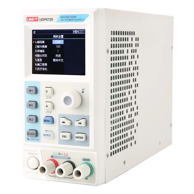 UNI-T Programmable DC Power Supply 60V/5A/8A Power ratio 3.0/SCPI/RS232/Software