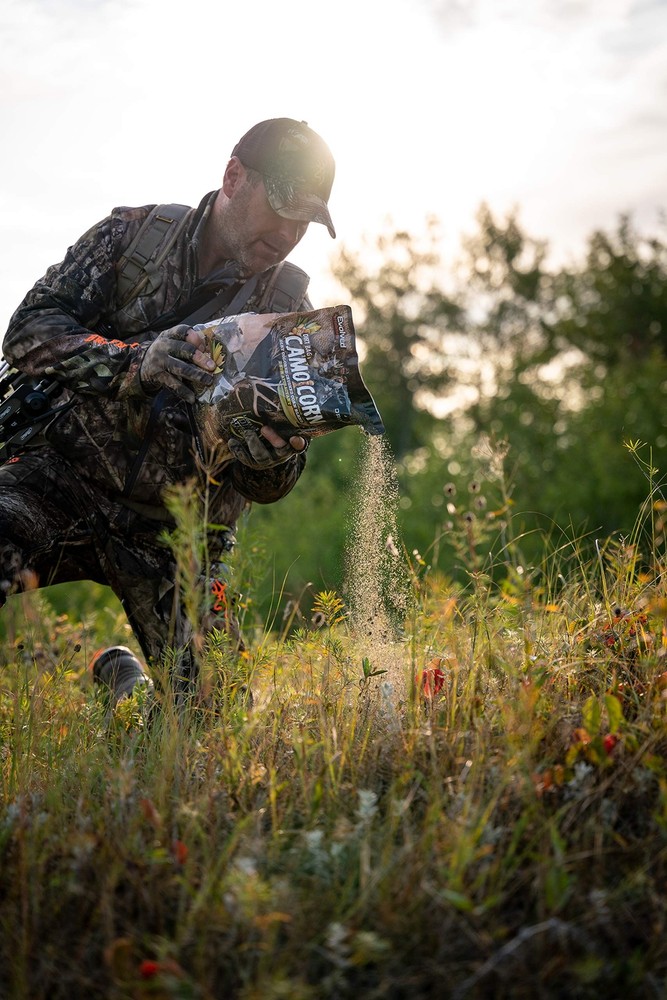 Camo Corn Deer Attractant – Nutritious Crushed Corn Blend for Bigger Bucks