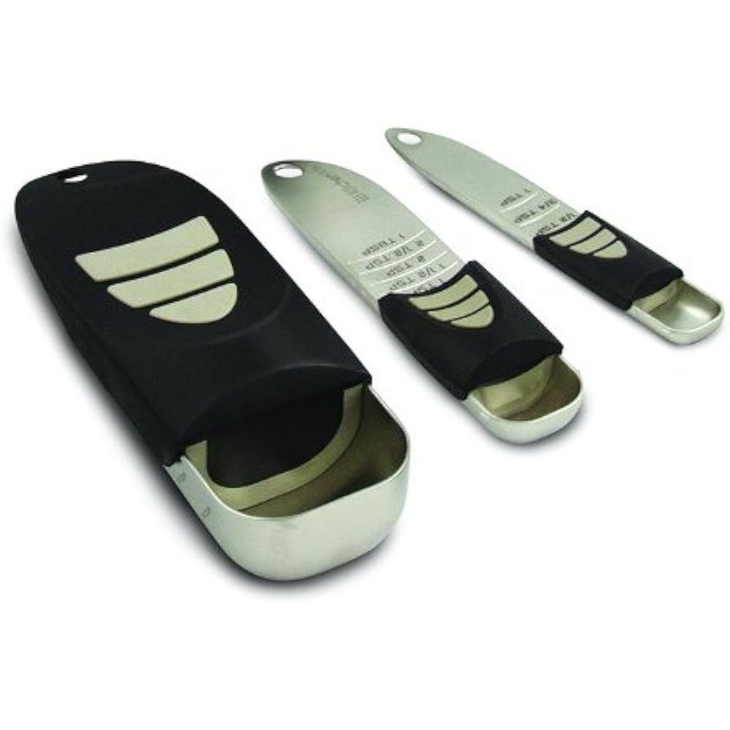 Adjustable Measuring Set Pro Precision Kitchen Tools 3-in-1 Scoop Spoon New