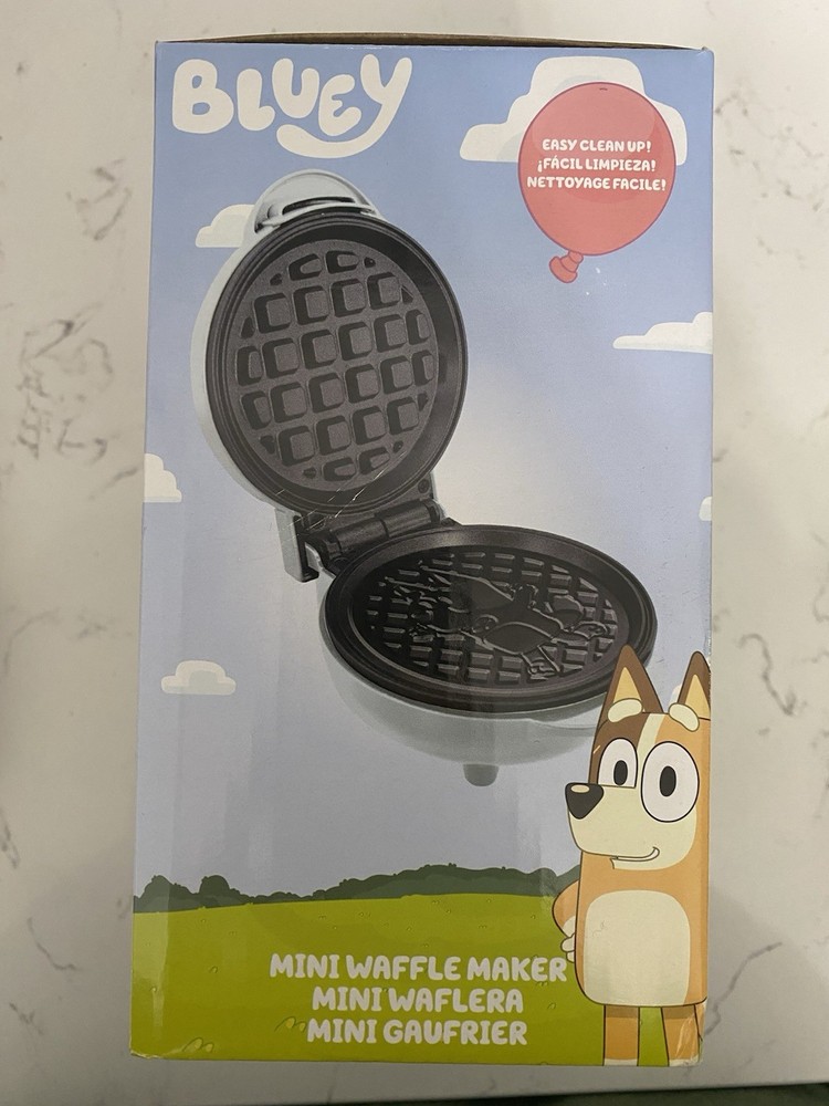 Bluey Mini Waffle Maker new