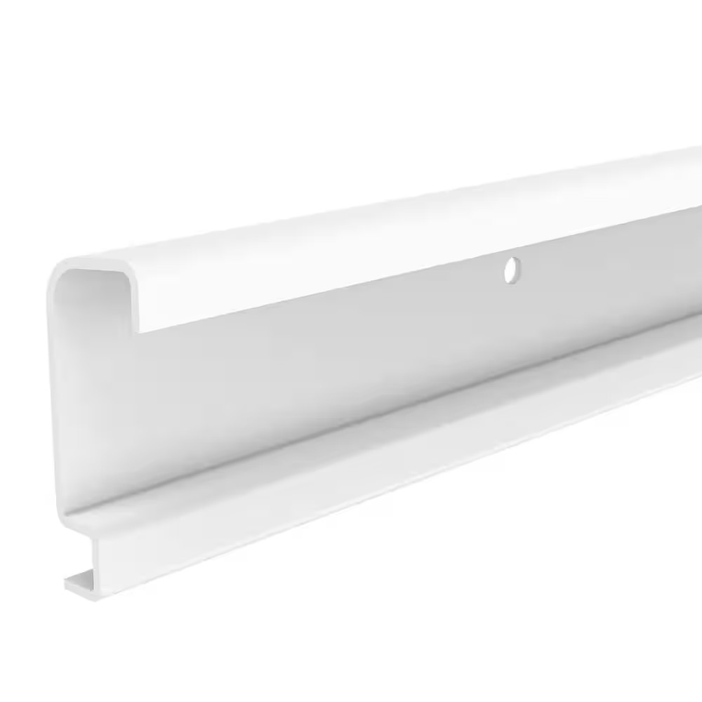 Shelftrack 24 In. White Hang Track (2 Pieces)