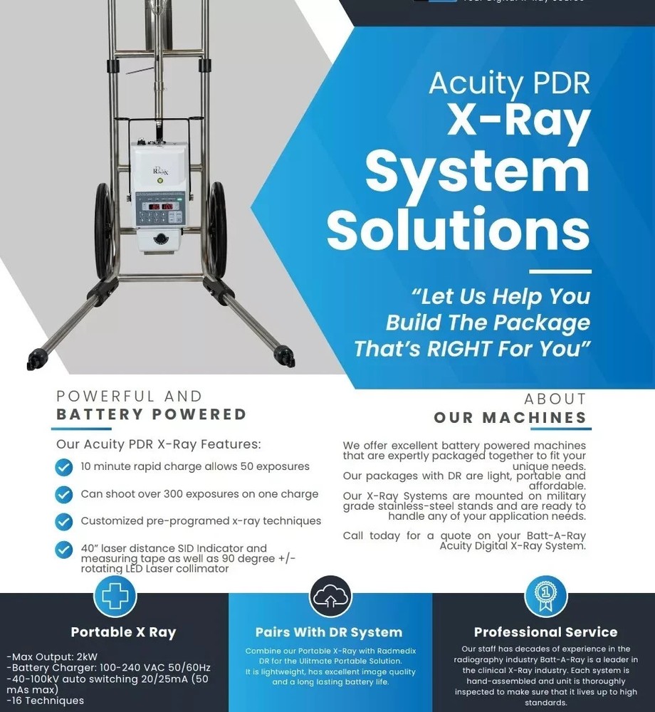 digital mobile wireless radiology machine DR canon portable