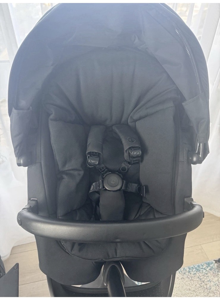 Stokke Xplory Black Modern Stroller Seat
