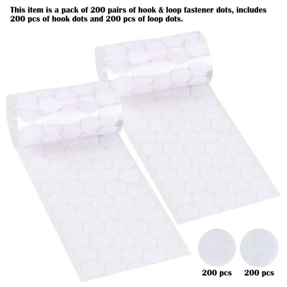 400Pc Self Adhesive Dots Strong Adhesive Acrylic Seamless Multifunctional Clear