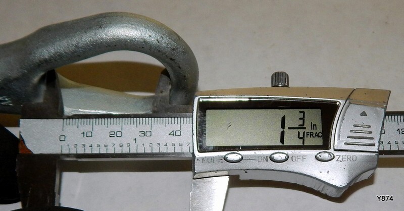 1-3/16" I.D. 15/16" Thread Tow Hook