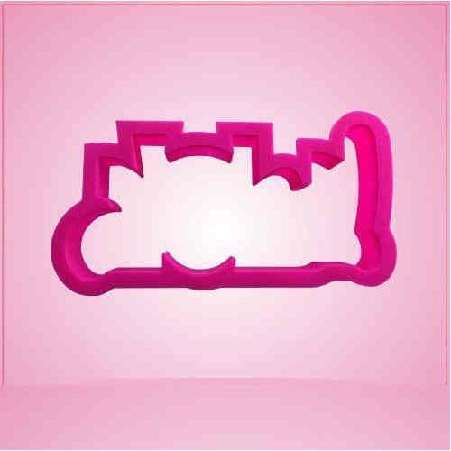 Pink Aloha Word Cookie Cutter