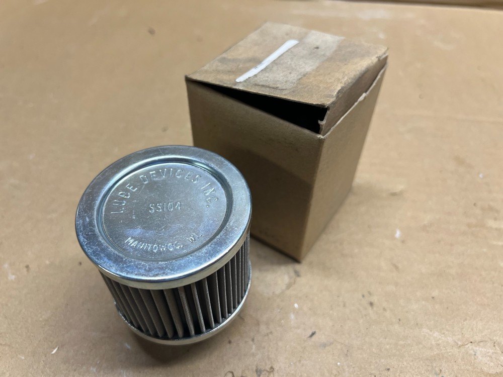Lube Devices Inc LDI SS104 Hydraulic Filter Element Steel Thread