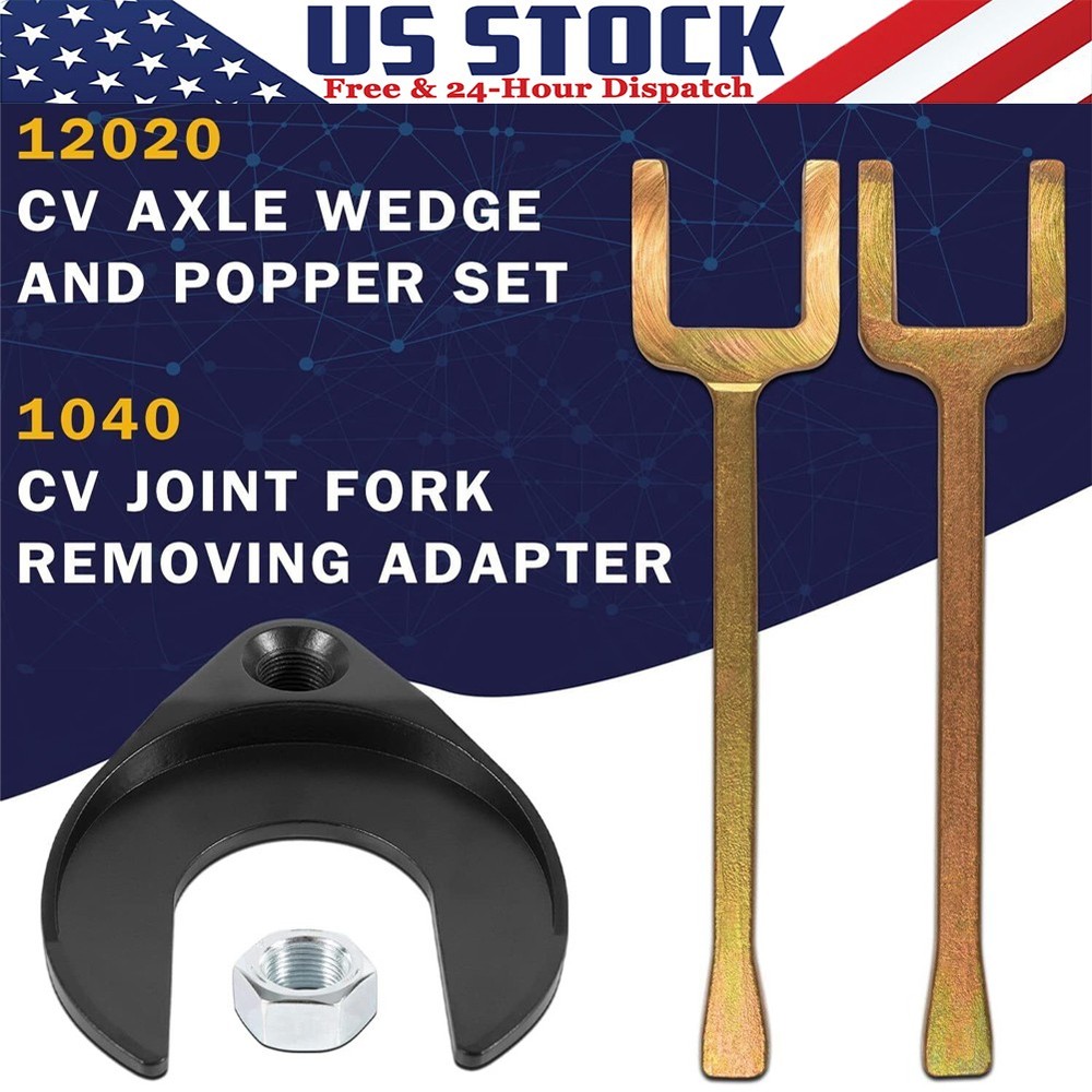 12020 Front Wheel Drive Axle Puller Fork Kit & 1040 Inner CV Axle Removal Tool