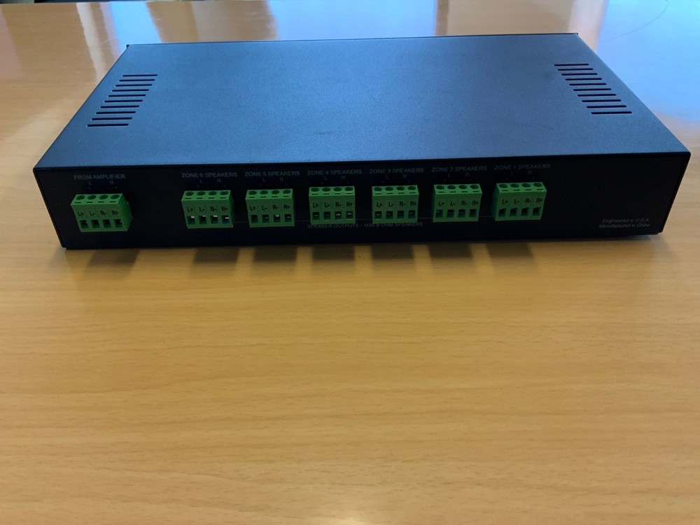 Origin 6-Way Speaker Selector Switch Box