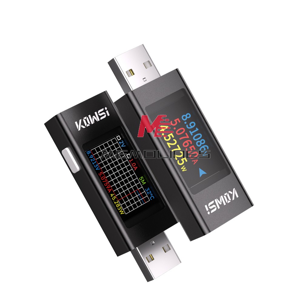 1.06" IPS Multi-function USB Tester Voltage Ammeter Power Meter DC 4-30V 0-8A