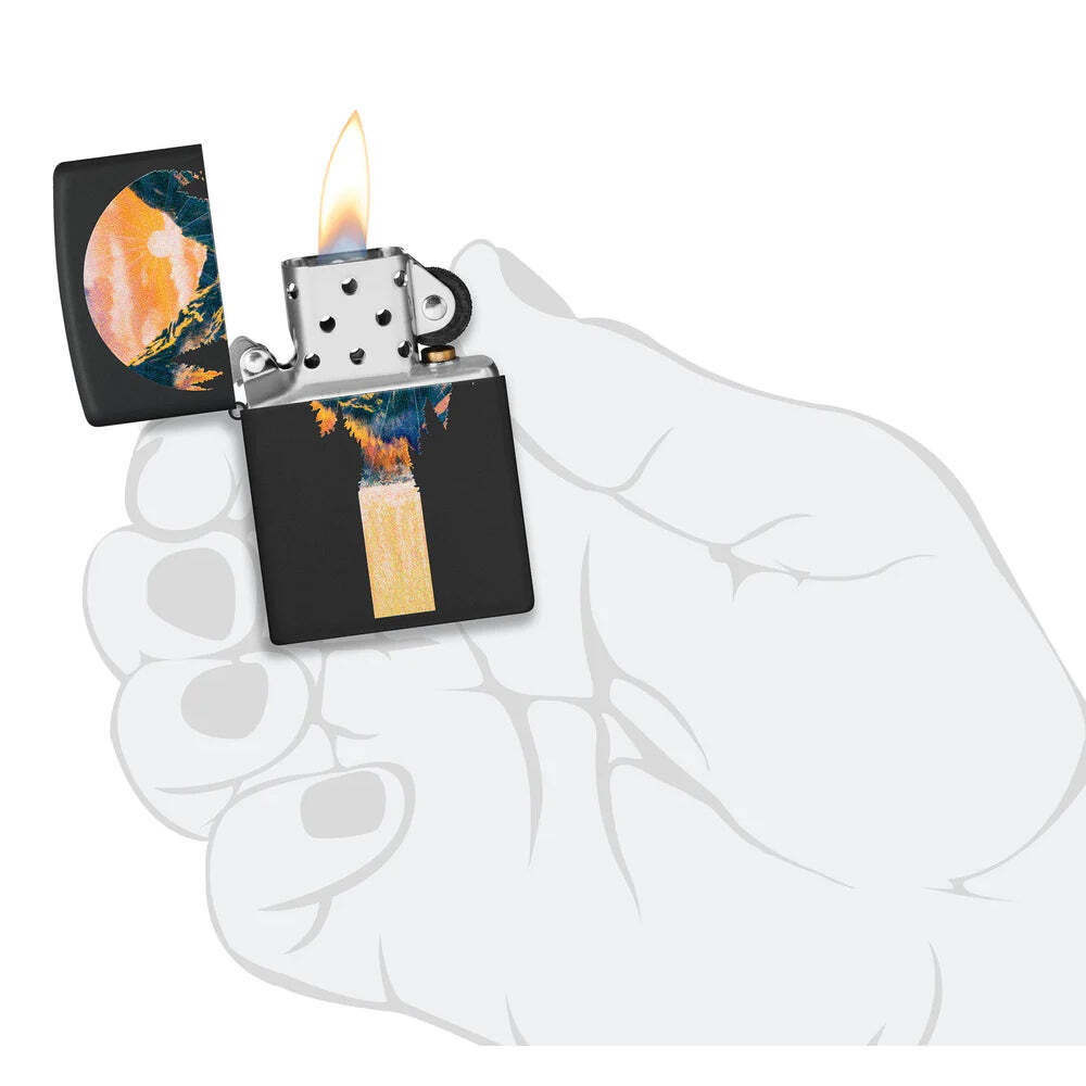 Zippo Mountain Waterfall Design