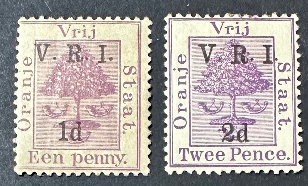 ORANGE RIVER COLONY  46e, 45i  Mint  Hinged  Issues