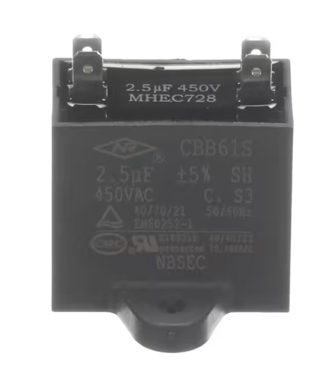Friedrich CBB61S Capacitor, 450 Volt, 2.5uf