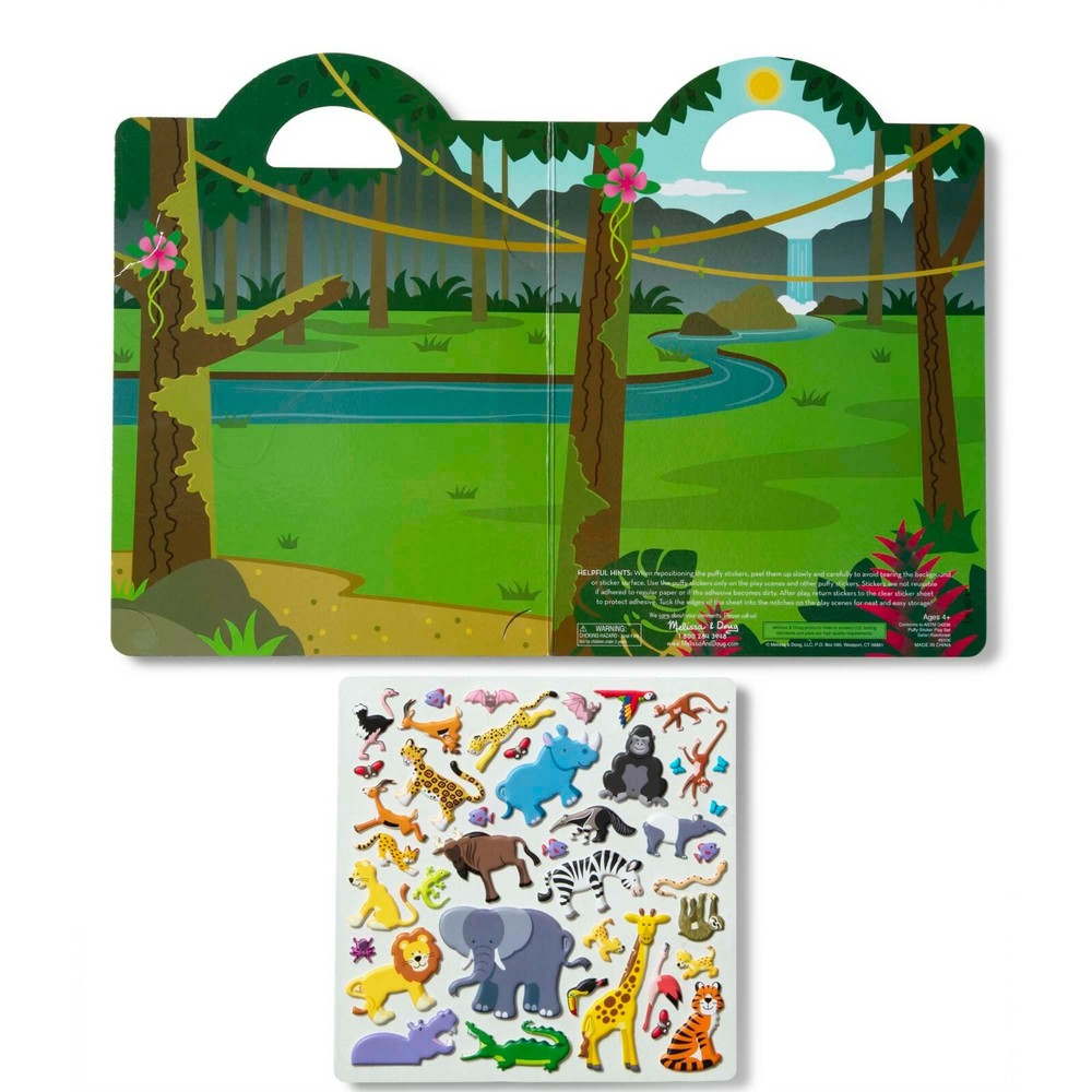 Melissa & Doug - Safari Puffy Sticker Play Set