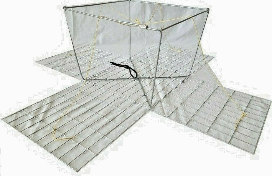 EZ-CRABBING Pack of 5 Open Panel Traps. Stackable. Catch blue crabs/stone crabs.