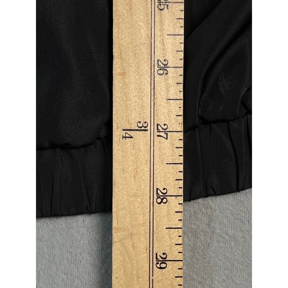 DryJoys FootJoy Pullover Jacket Men Medium Black Short Sleeve Golfcore