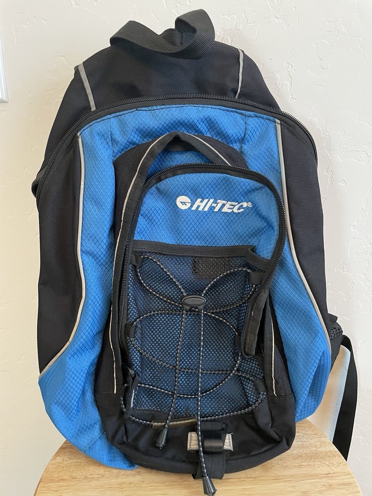 Hi-Tec Hydration Hiking Backpack – Blue & Black  (No Bladder) -Preowned