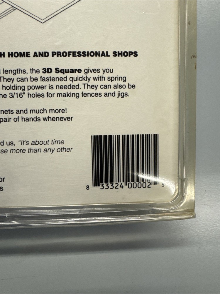 Jevons 3D Square Aluminum 6" per side 2 Pack