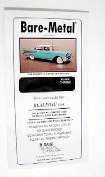 Bare-Metal 6 x 11 Thin Sheet Black Foil BMF 3