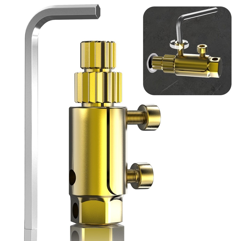 Broken Pipe Extractor Tool Set 1/2"-1" Gold, Faucet & Valve Removal Kit, Rust...