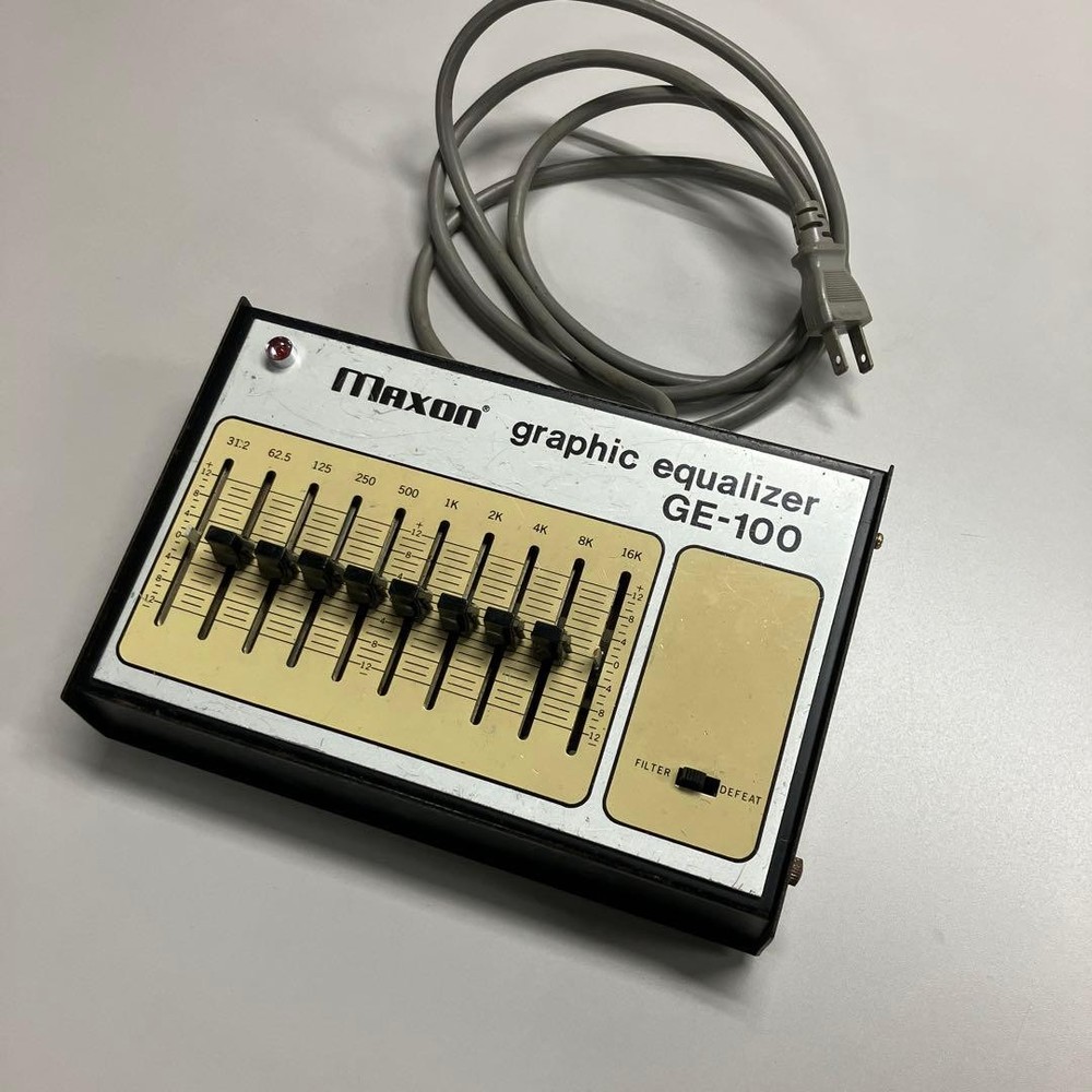 Maxon GE-100 Graphic Equalizer Guitar Effects Pedal