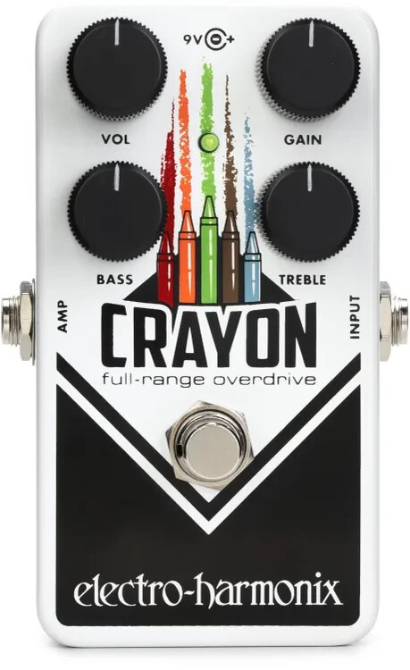 EHX Crayon Full Range Overdrive Pedal
