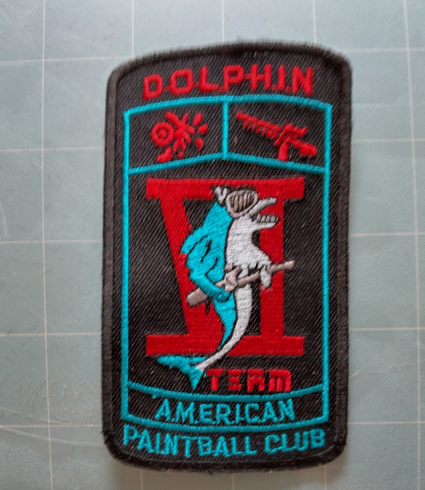 Dolphin Team 6 Patch size 2.5x4.5