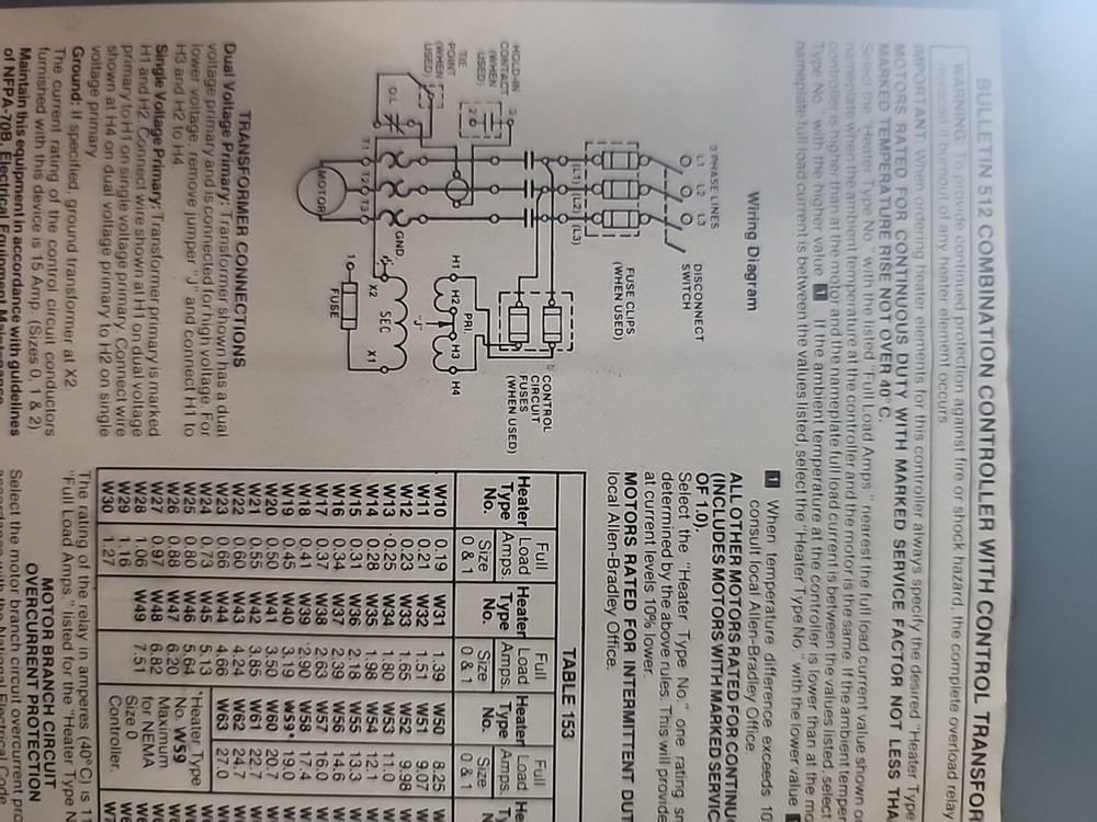 ALLEN-BRADLEY 512-AJB-6-24 MOTOR CONTROLLER