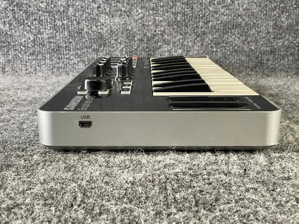 Samson Graphite M25 Mini USB MIDI Controller 25-Key Keyboard For PC/Mac