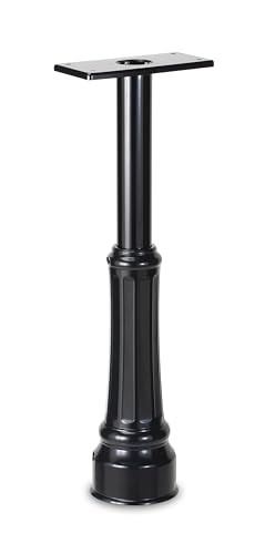 7507B Basic Post with Decorative Cover Black
