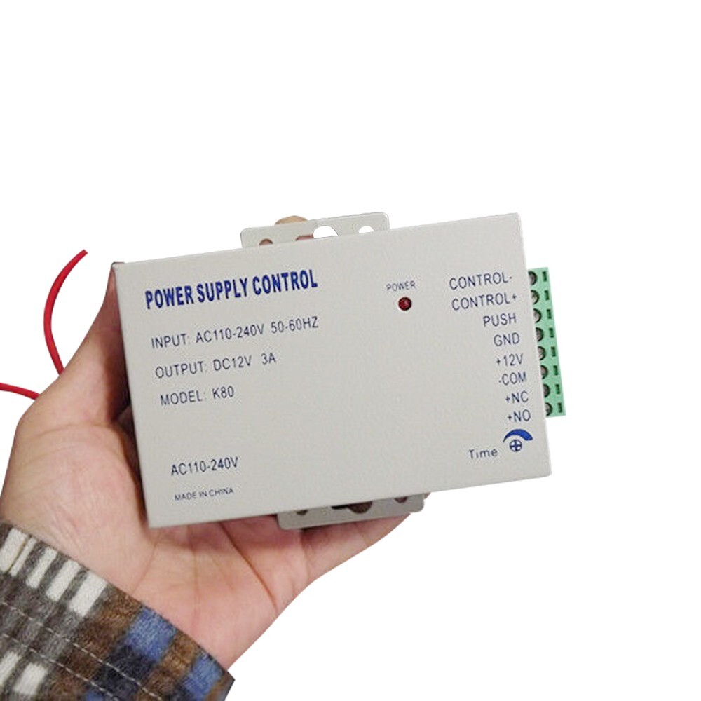 Mini 110-240VAC 12VDC 3A Switching Access Controller delay power supply supplier