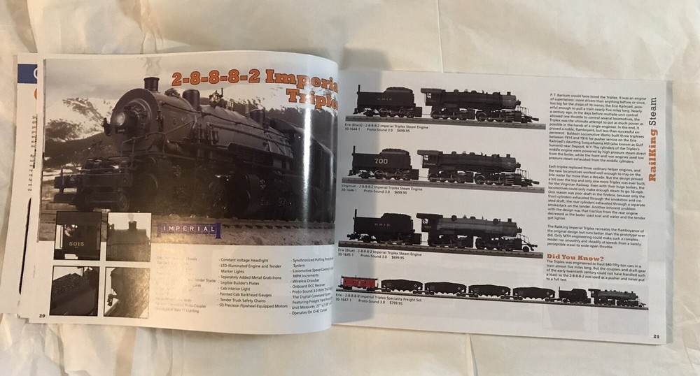 MTH Electric Train Catalog 2014 Volume 1