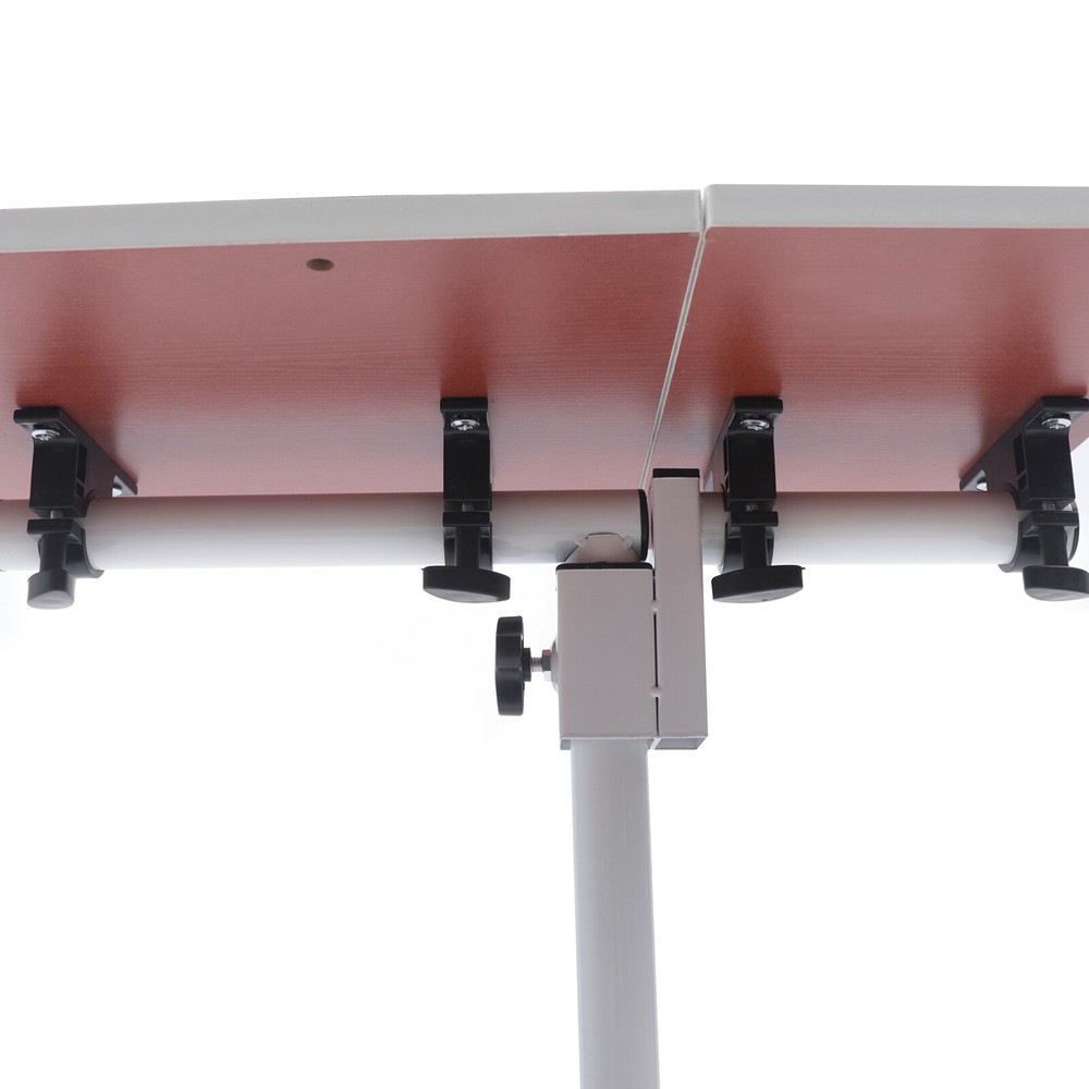 Over Bed Table Mobile Rolling Laptop Stand Computer Bedside Table Adjustable New