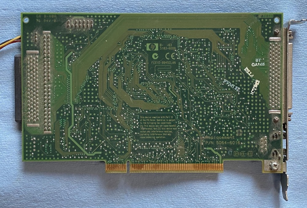 HP 5064-6016 LAN / SCSI Combo Host Adapter Controller PCI Card