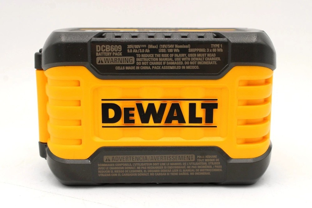 DEWALT DCB609 FlexVolt 20V / 60V MAX 9.0Ah Lithium-Ion Battery Tool ( New)