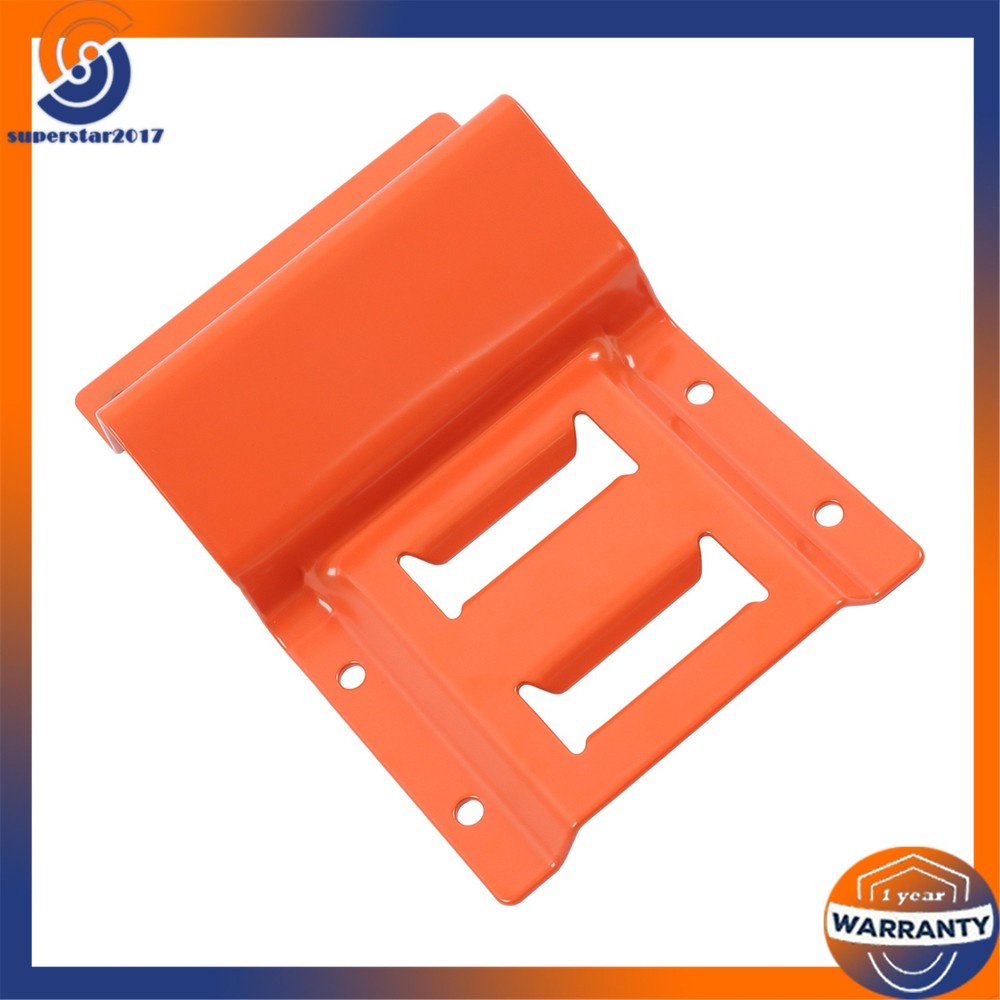 Orange Wheel Chock And 8ft Ratchet Strap Kit For E Track System Polyester