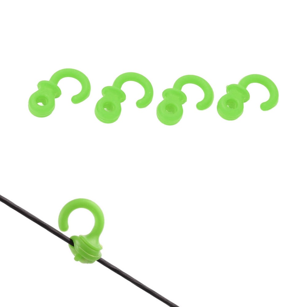 Green 4Pcs Archery Bow String Silencers Monkey Tail Compound Bow String WT