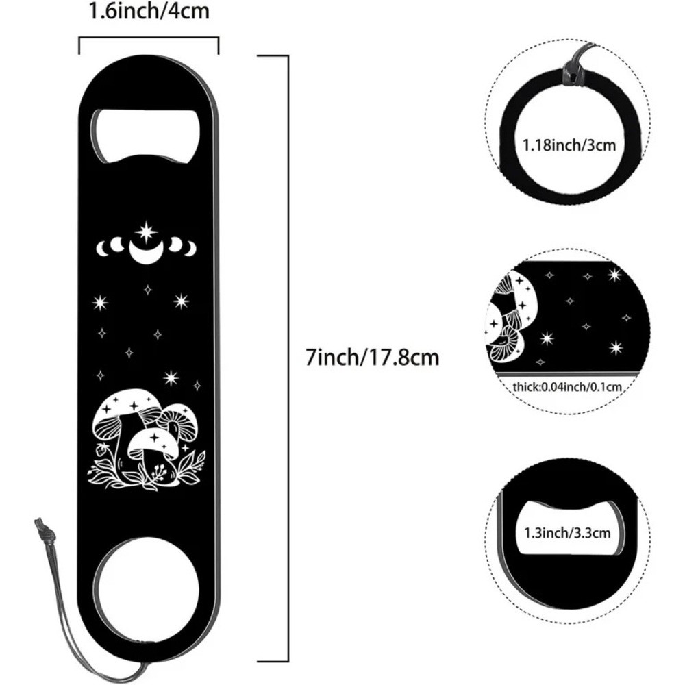 Mushroom Pattern Bottle Opener, New
