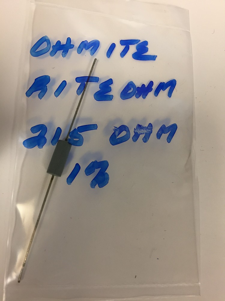OHMITE RITEOHM 215 OHM 1%  RESISTOR NOS