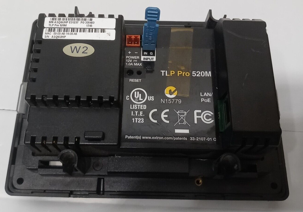Extron TLP Pro 520M 5” Wall Mount Touch Link Pro Touchpanel Same as Pictures