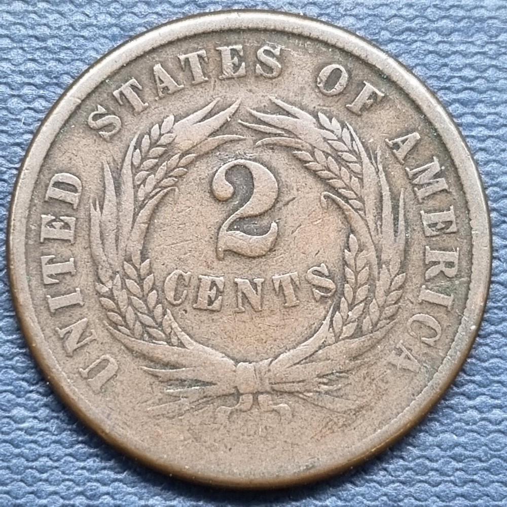 1864 Two Cent Piece 2c Better Grade #94290
