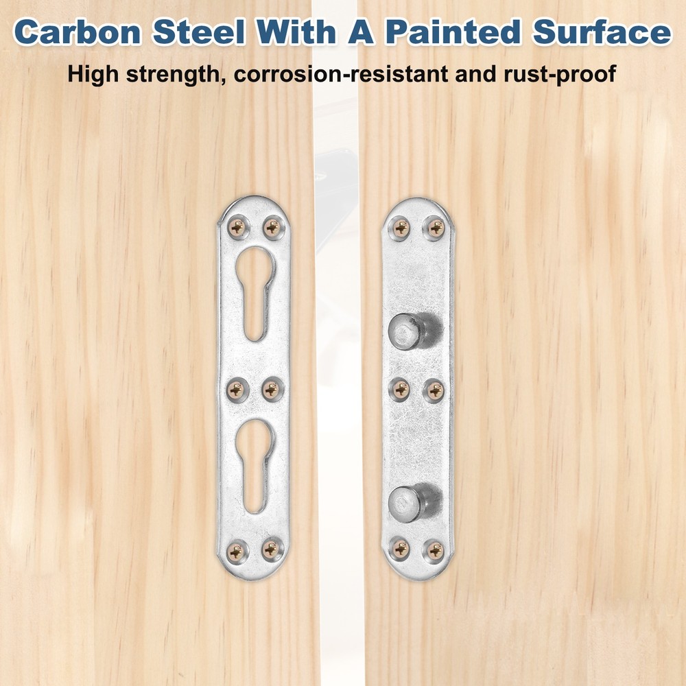 5" Steel Bed Brackets for Silver Fixing