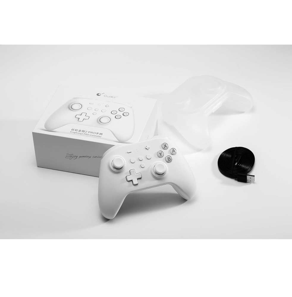GuliKit KingKong 2 Pro Wireless Controller for Switch/Andriod/iOS/PC/Mac - White