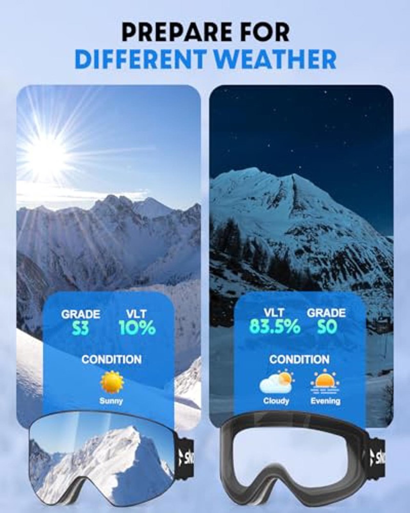 Snowalva Ski Goggles