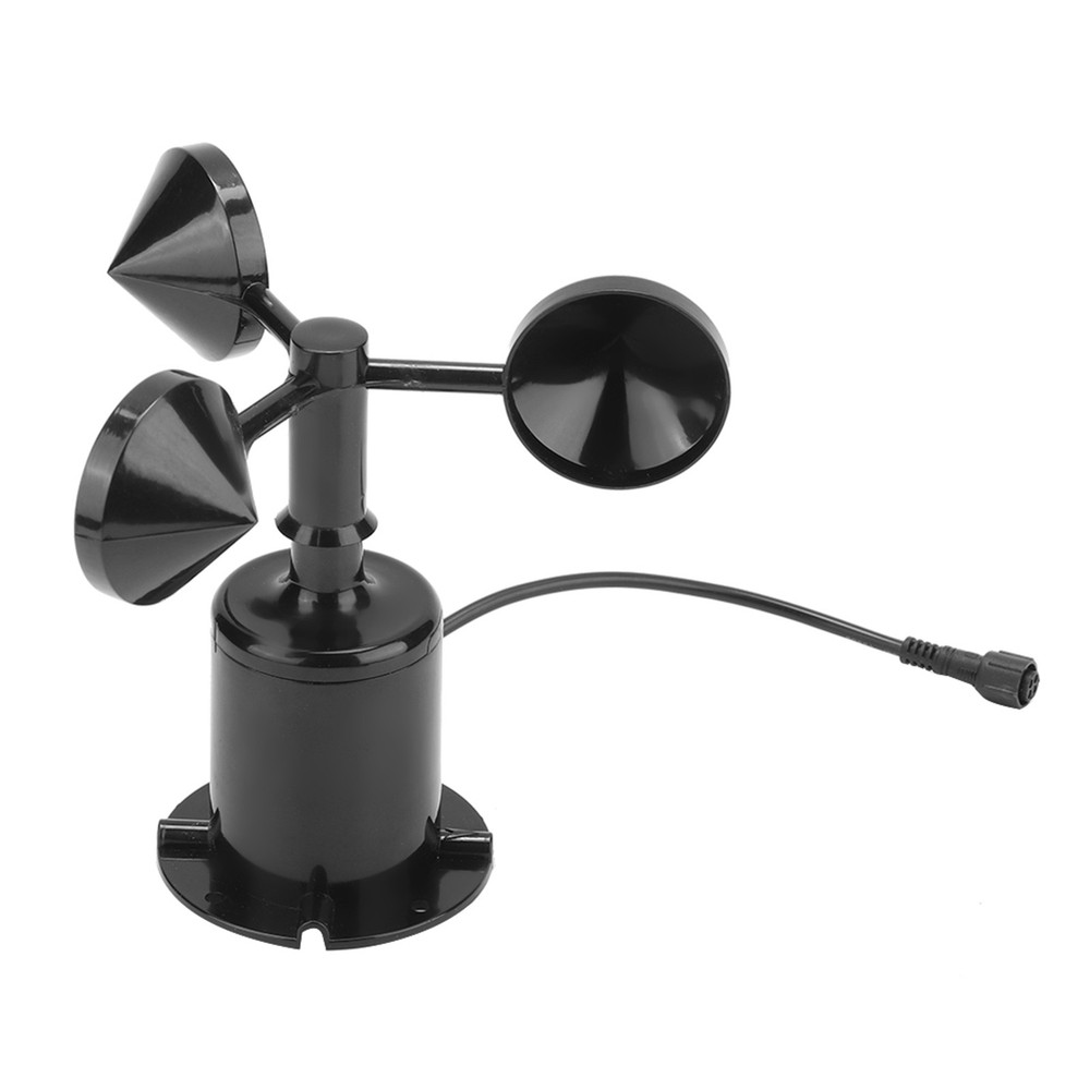 Environment Anemometer Output Pulse Type Three Cups Wind Speed Sensor