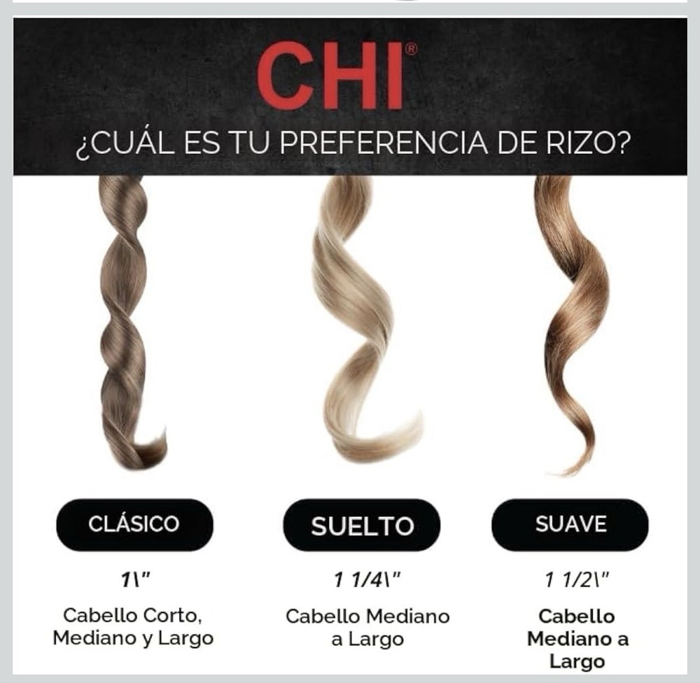 CHI Spin N Curl CA2247 Ceramic 1" Curling Iron Auto Shut-Off Black