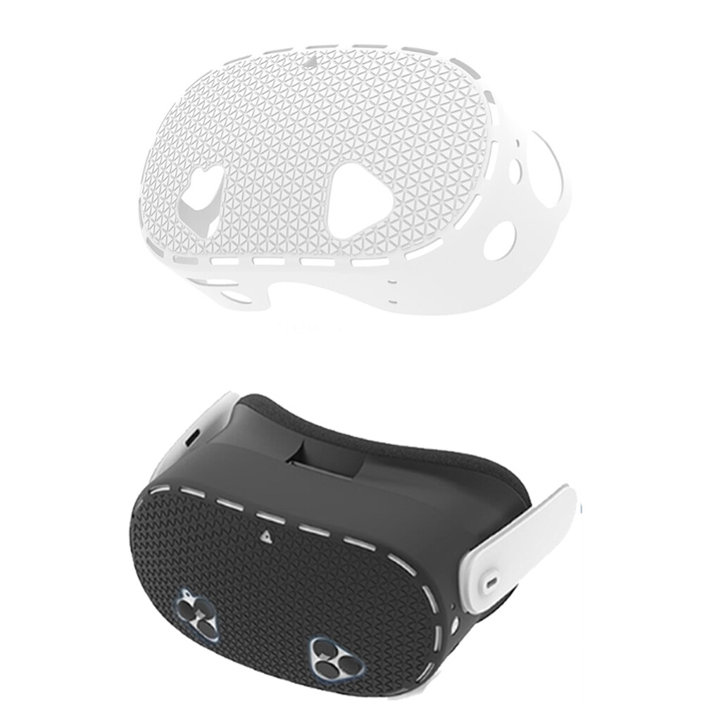 For Quest 3S Gaming VR Headset Silicone Protective Cover Front Case Accessories