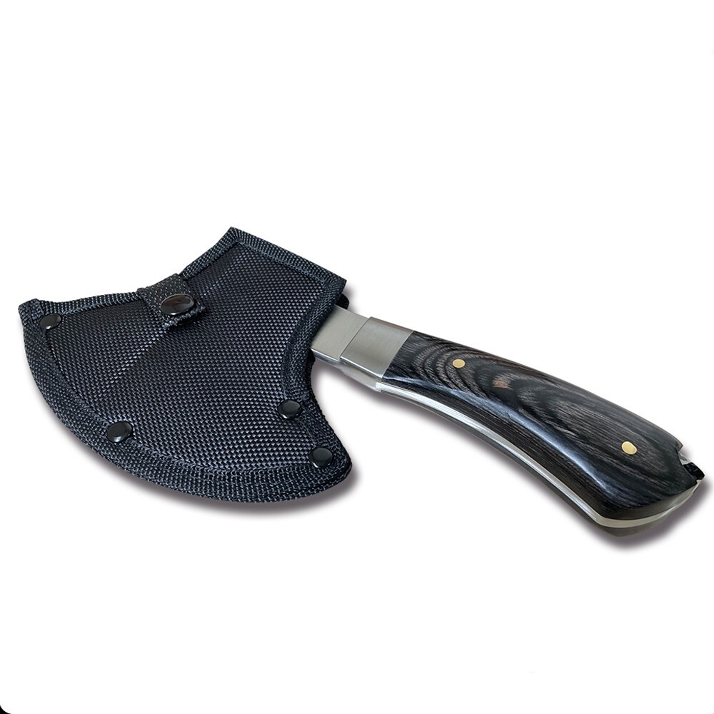 Portable Mini Axe Camping Kitchen Short Handle Hatchet Woodworking Cutting Tool