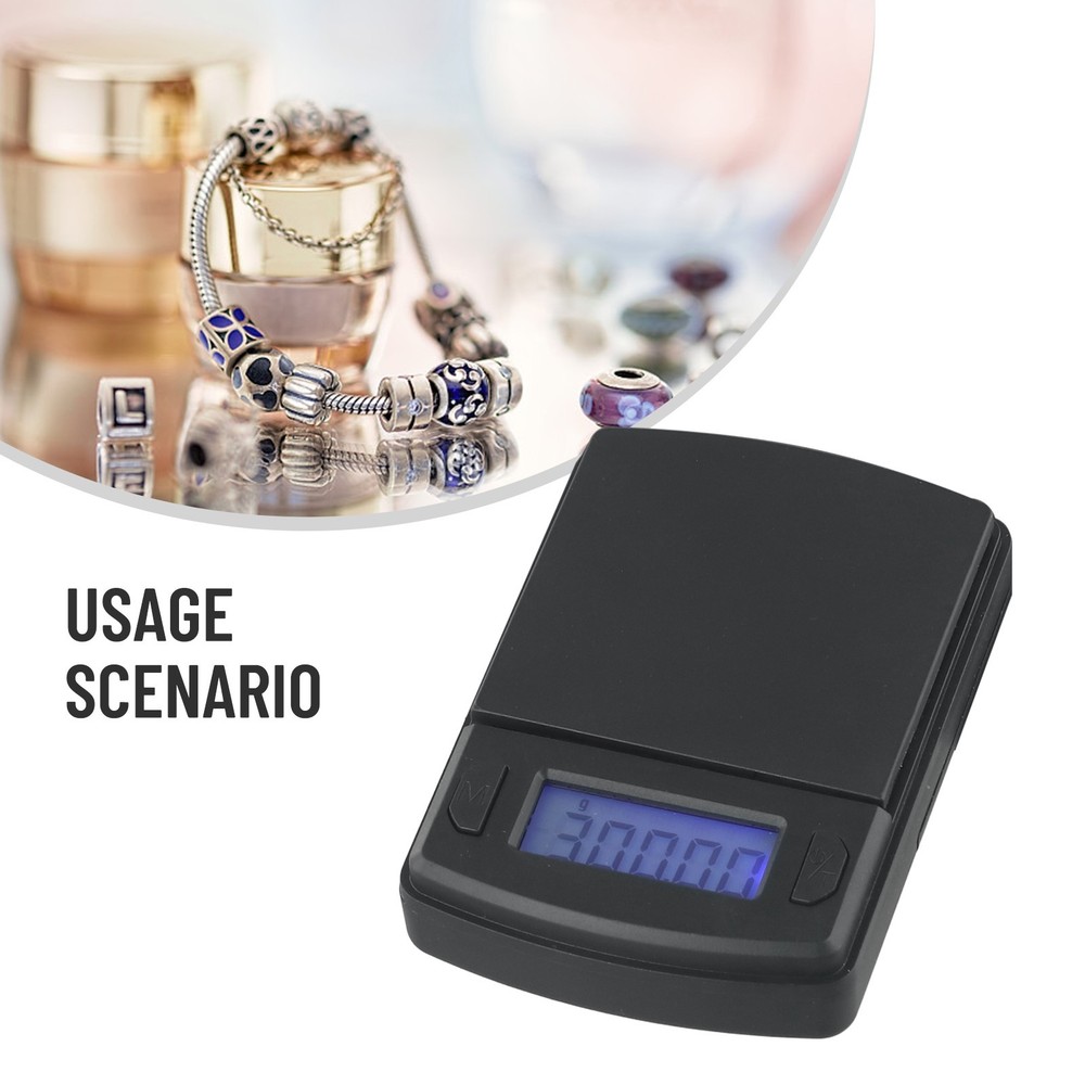User Friendly Electronic Scale with Clear LCD Display and Compact Size